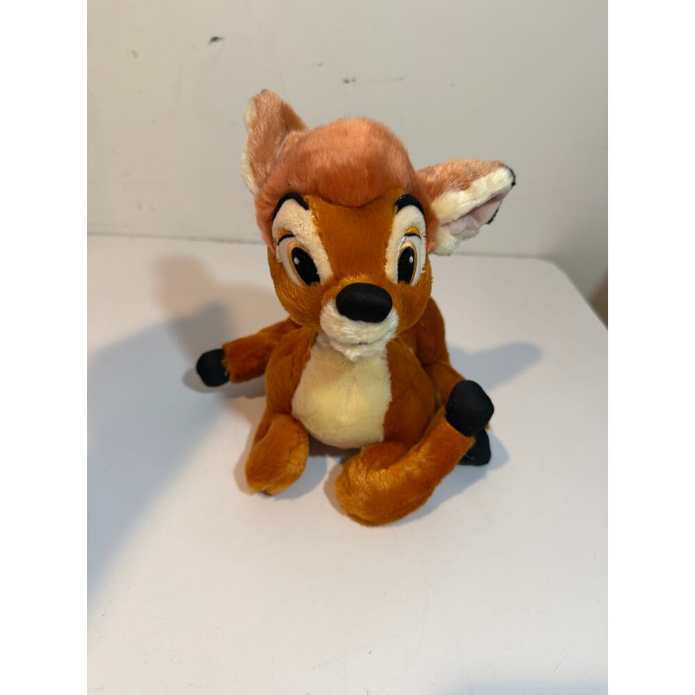 Walt Disney World Disneyland Parks Bambi Deer Plush Stuffed Animal Vintage Toy